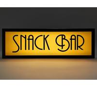 Snack bar RGB LED Neon Lightbox Wall Mountable Pulsing Remote Control Light Sign Illuminated Lights for Recording Studio Cinema Libraries Cafes Home Company USB Powered