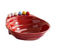 Snack Bowl with Forks - Multifunctional Six Fork Set, Party Plate Fruit Holder, Elegant Dinner Appetizer Server, Durable BPA Free Tray, Versatile Midlife Container