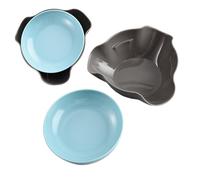 Snack Bowls | Double Layer Dice Serving Bowl | Pistachio Bowl with Shell Container, Round Snack Bowl for Pistachios, Cherries, Popcorn