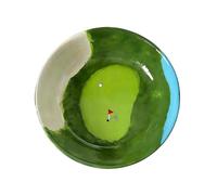 Snack Bowls, Hand-Painted Resin Dish, Snack Serving Bowl for Party, for Chip Cereal Fruit Food Party Picnic Travel Camping Sport Events Office Fathers Day