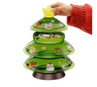 Snack Box - Christmas Tree Shaped Candy Tray Three Layer Christmas Tree Storage | Candy Tray Party Decoration Holiday Party Candy Service