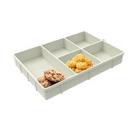 Snack Box Storage Container - Silicone Presentation Box | Divided Serving Plate Dessert Container - For Home Bar Camping Party Family Party Picnic Food Dessert Biscuits Sweets Cheese
