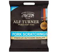 Snack Bundle Pork Scratchings - Classic pub Savoury found in bars-Alf Turner Traditiona - Premium British Pub Snack, Crispy & Savoury, 70g (Pack of 12, Alf Turner Pork Scratching)