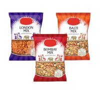 Snack Bundle with Cofresh Balti Mix Bag, Bombay Mix Bag and London Mix Savoury Mix (325g X 3 Pack) Variety Pack