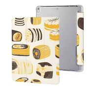 Snack Cake Cute Tablet Case with Pencil Holder Lightweight Hard Protective Cover Compatible with iPad 9th/ 8th/ 7th