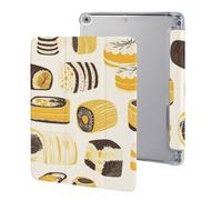 Snack Cake Cute Tablet Case with Pencil Holder Lightweight Hard Protective Cover Compatible with iPad 9th/ 8th/ 7th