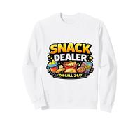 Snack Dealer On Call 24 7 Funny Mom Life Parenting Humor Sweatshirt