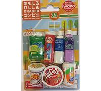 Snack Japanese Erasers Carded Set, 7 Piece. BCM 38334 by PencilThings