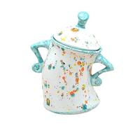 Snack Jar - Resin, 15cm | Sealed Canister Decor, Practical Storage For Apartment Dorm Craft Room Nightstand - Bookshelf Bathroom Counter, Keeps Contents Fresh 5.9in