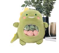 Snack Pillow Plush - Adorable Bunny Plush Pillow With 6 Small Stuffed Animals | Capybara Snack Pilloww | Animal Pluesh Toy Suitable For Kids, Gift Giving, Home Decor & Cozy Naptime Cuddle Companions