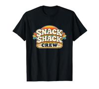Snack Shack Crew Concession Stand Volunteer 70's Vibe Value Graphic T-Shirt