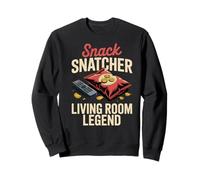 Snack Snatcher Living Room Legend for Snack Lovers Sweatshirt