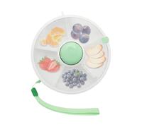 Snack Spinner for Toddler, Baby Snack Spinner Storage Containers, Reusable Food Storage Rotator Organizer for Car Rides Daycare Desserts Travel Vegetables Camping Picnic