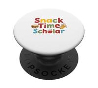 Snack Time Scholar Back to School Fun and Creative for Kids PopSockets Adhesive PopGrip