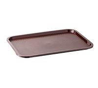 Snack Tray 35 x 27 cm polypropylene, brown