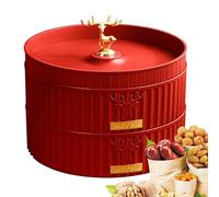 Snack Tray,Divided Tray,Rotating Dried Fruit Tray for Wedding, Rotating Candy Box, Snack Nut Box, Candy Fruit Bowl, Food Storage Box, Storage Organizer Dried Fruit B