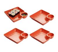 Snack Tray | Modern Non-Slip Decorative Plates, Portable Lunch Tray, Snack Dish - for Aperitif, Meats, Cheese, Fruit Salad, Buffet, Reception and
