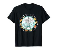 Snacking Around The World Vacation Food Travel Kids Cropsin T-Shirt
