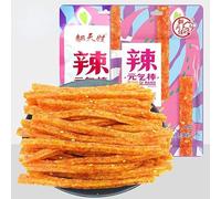 Snacking Spicy Strip Small Gluten Sweet Spicy Flavor Chinese Snacks Instant Snacks Leisure Snacks Spicy Snacks ，Spicy snacks，Multi flavor Spicy stick (Vitality Stick (Slightly Spicy),8 bags)