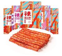 Snacking Spicy Strip Small Gluten Sweet Spicy Flavor Chinese Snacks Instant Snacks Leisure Snacks Spicy Snacks ，Spicy snacks，Multi flavor Spicy stick (Macaroni (Spicy),1 bags)