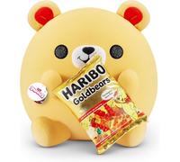 SNACKLES 14" PLUSH GOLD BEAR HOLDING HARIBO GOLDBEARS SOFT SWEETS SOFT TOY