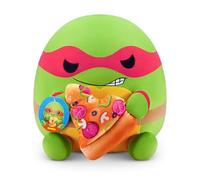 Snackles 35 cm Plush Teenage Mutant Ninja Turtles Edition by ZURU, Cuddly Squishy Comfort Plush with Teenage Mutant Ninja Turtles theme and Pizza Snack Accessory (Raphael)