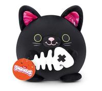 Snackles 8-inch Halloween Series 1 Plush (SALEM) by ZURU, Soft Doll and Cuddly Pillow Toy with Snack Accessory