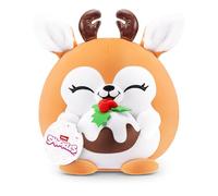 Snackles Christmas Series 2 8-inch Plush (FROSTY) by ZURU, Plush with Snack Accessory