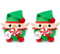 Snackles Christmas Series 2 8-inch Plush (JINGLE) by ZURU, Plush with Snack Accessory (Pack of 2)