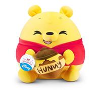 Snackles Disney 14-inch Plush Pooh&Honey (WINNIE THE POOH) by ZURU, Plush with Snack Accessory