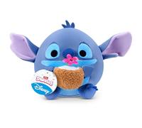 Snackles Disney 8-Inch Plush Toy (Stitch & Coconut Water) by ZURU - Ultra-Soft Stuffed Animal with Snack Accessory, Collectible Cuddly Plush for Kids, Tweens, Teens & Disney Fans