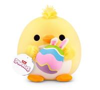 Snackles Easter Chick 20 cm by ZURU, Cuddly Plush Chicken with Egg Accessory, Easter Gift for Kids