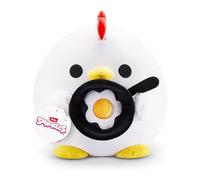 Snackles Easter Chicken 14-inch Plush (RUFUS) by ZURU, Cuddly Chick with Fried Egg Accessory, Easter Gift for Kids