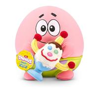 Snackles Licensed Character SpongeBob Squarepants 14-inch Plush Patrick &Goofy Goober (PATRICK STAR) by ZURU, Plush with Snack Accessory