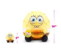 Snackles Licensed Character SpongeBob Squarepants 5-inch Plush by ZURU Plush with Snack Accessory