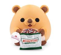 Snackles Licensed Series 3 14-inch Plush Quokka with Krispy Kreme donut (chocolate) (FRANKIE) by ZURU, Plush with License Snack Brand Accessory