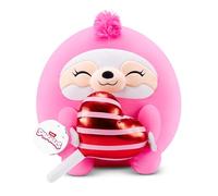 Snackles Love Edition Sloth Plush Toy 35cm by ZURU - Large Soft Cuddly Stuffed Animal with Lollipop Snack Accessory, Romantic Gift for Her Him, Collectible