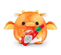 Snackles Series 1 Dragon (Tabasco), Surprise Medium Plush, Ultra Soft Plush Age 3+, 28 cm, Collectible Plush with Real Brands (Dragon)