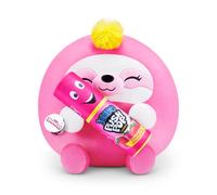 Snackles Series 1 Sloth (Push Pop), Surprise Medium Plush, Ultra Soft Plush, 28 cm, Collectible Plush with Real Brands (Sloth)