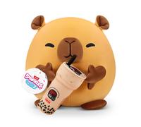 Snackles Series 2 Capybara & Boba 16 Inch Plush by ZURU Ultra Soft Plush Collectible Plush with Real Licensed Brands Stuffed Animal Giftable