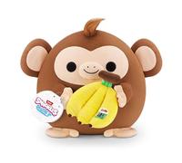 Snackles, Series 2, Monkey (Dole, Banana), Plush Toy, Cuddly Squishy Comfort Plush with License Snack Brand Accessory, Medium (35 cm), Brown Box, (Monkey)