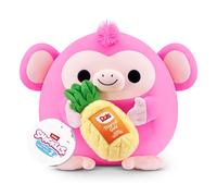 Snackles Series 2 Wave 2, Snack Swap, Monkey, 35 cm by ZURU Cuddly Squishy Comfort Plush with License Snack Brand Accessory (Monkey, Dole Pineapple)