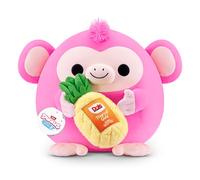 Snackles Series 2 Wave 2, Snack Swap, Monkey, 50 cm Cuddly Squishy Comfort Plush with License Snack Brand Accessory (Monkey, Dole Pineapple)
