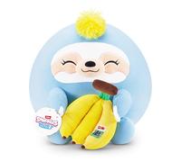 Snackles Series 2 Wave 2, Snack Swap, Sloth, 35 cm by ZURU Cuddly Squishy Comfort Plush with License Snack Brand Accessory (Sloth, Dole Banana)