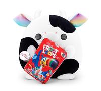 Snackles Super Sized 35 cm, Cow (Froot Loops), by ZURU Cuddly Squishy Comfort 35 cm Plush with License Snack Brand Accessory (Cow)