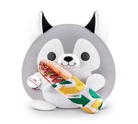 Snackles Super Sized 35 cm, Husky (Subway), by ZURU Cuddly Squishy Comfort 35 cm Plush with License Snack Brand Accessory (Husky)