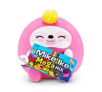Snackles Super Sized 35 cm, Sloth (Mike & Ike), by ZURU Cuddly Squishy Comfort 35 cm Plush with License Snack Brand Accessory (Sloth)