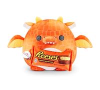 SNACKLES 14" PLUSH DRAGON HOLDING REESE'S PIECES PEANUT BUTTER CUPS SOFT TOY