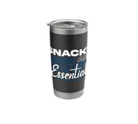 Snacks are Essential Statement Stainless Steel Insulated Tumbler