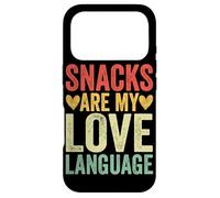 Snacks Are My Love Language Funny Food Case for iPhone 17 Pro
